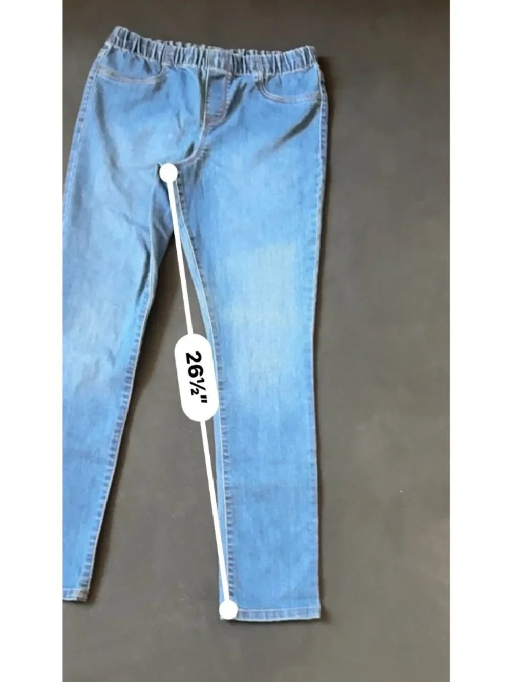 Oshkosh B’gosh Girls Pull On Denim Jeggings Medium Wash Blue Size 14